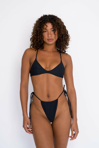 Skatie Gisele Top in Black - Swim