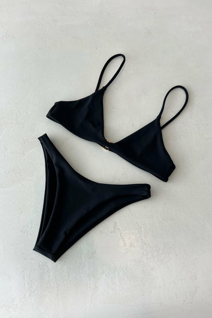 Skatie Gisele Top in Black - Swim