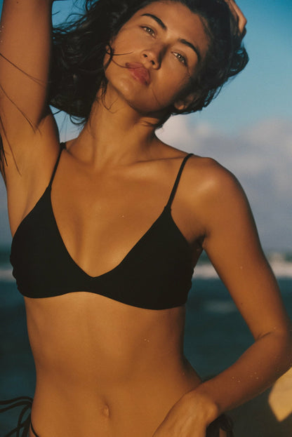 Skatie Gisele Top in Black - Swim