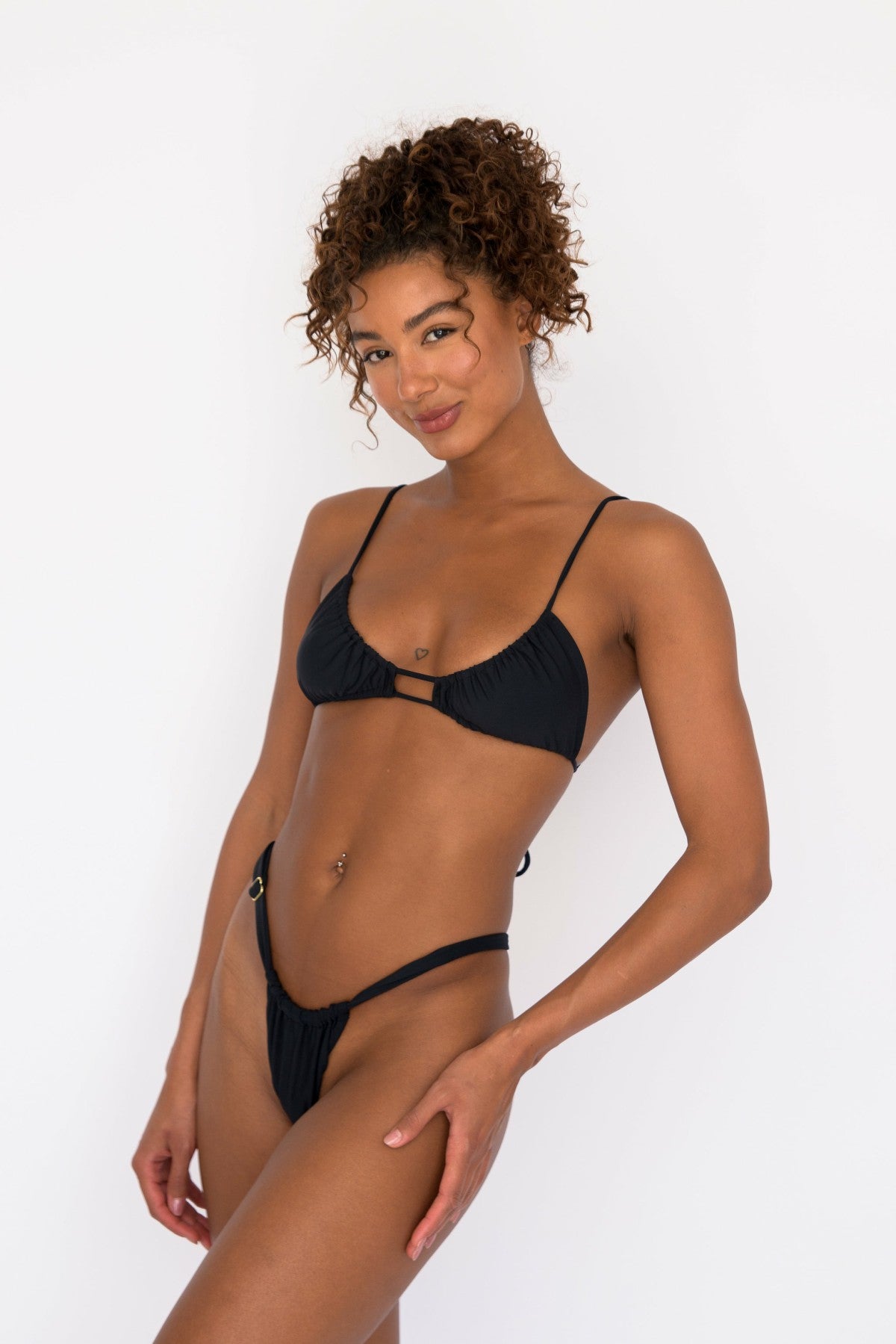 Skatie Kahea Bikini Top in Black - Swim