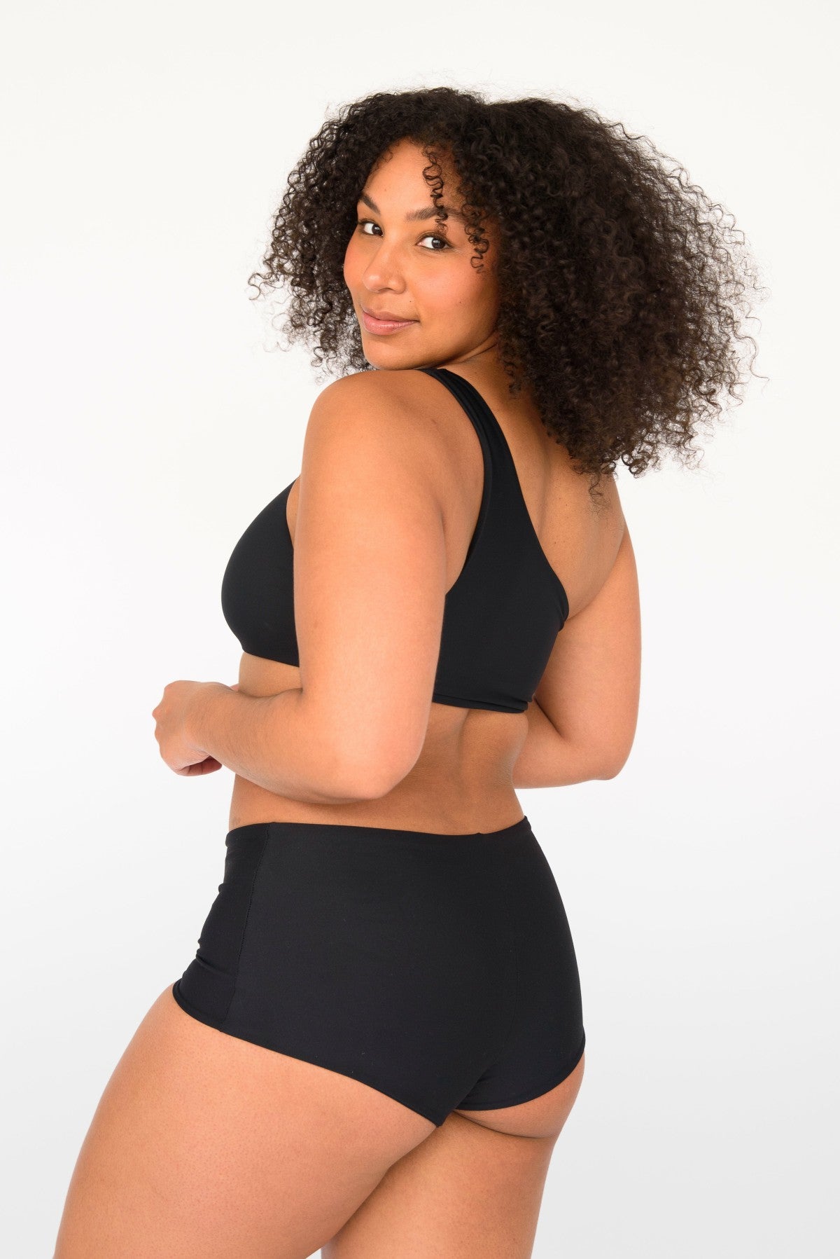 Skatie Bardot Bikini Bottom in Black - Swim