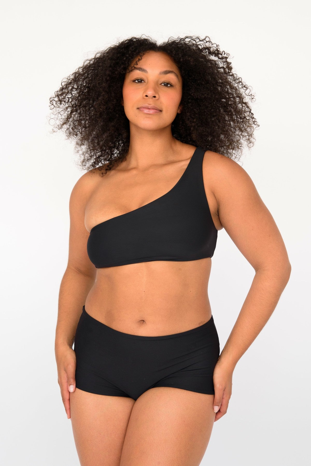 Skatie Bardot Bikini Bottom in Black - Swim