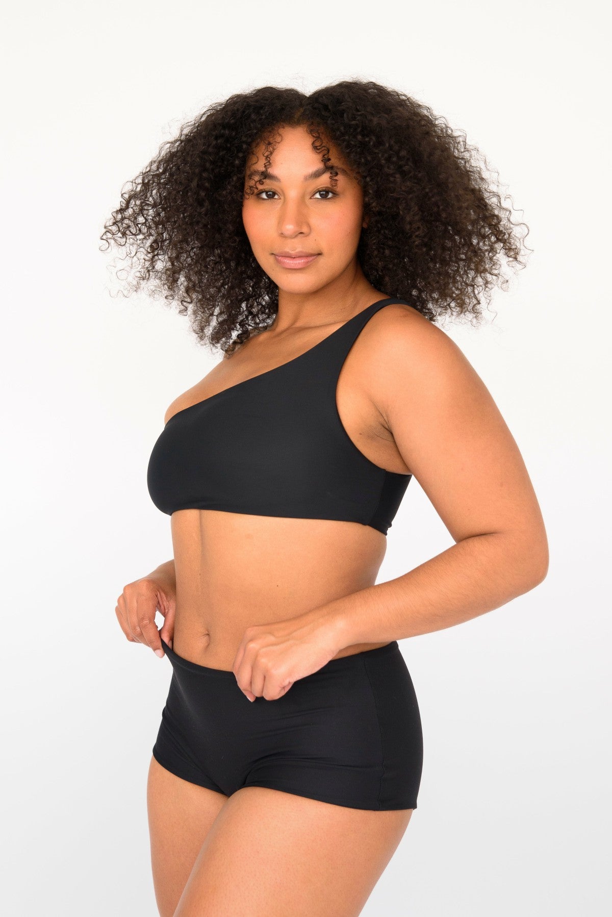 Skatie Bardot Bikini Bottom in Black - Swim