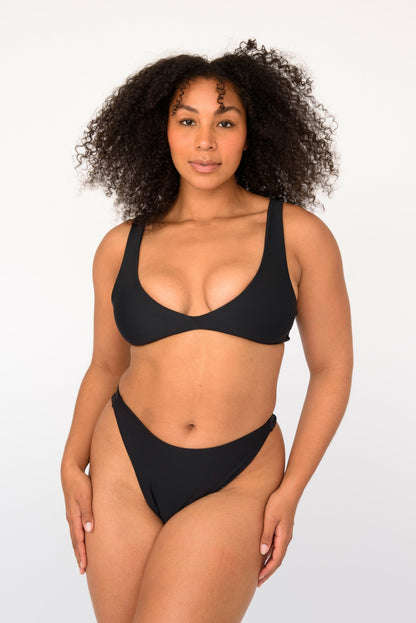 Skatie Sami Bikini Top in Black - Swim