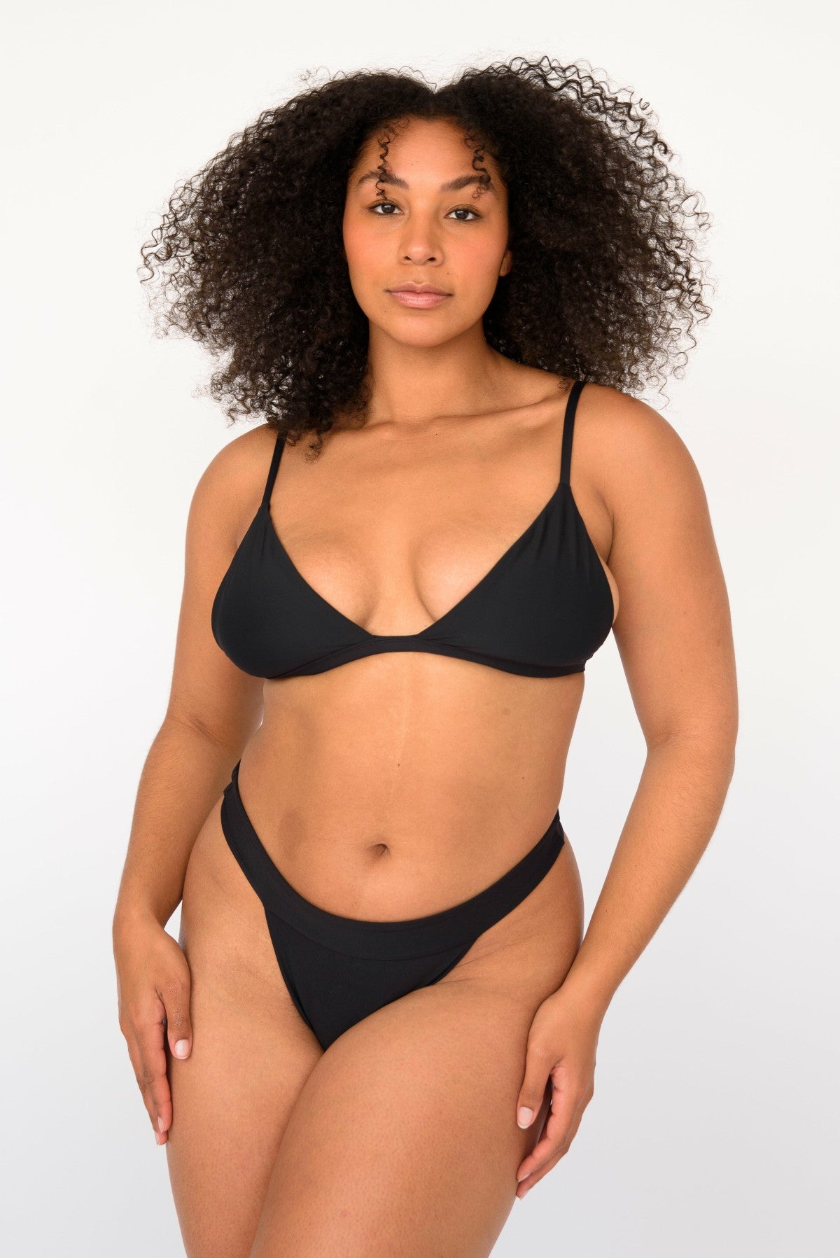 Skatie Kourtney Bikini Top in Black - Swim