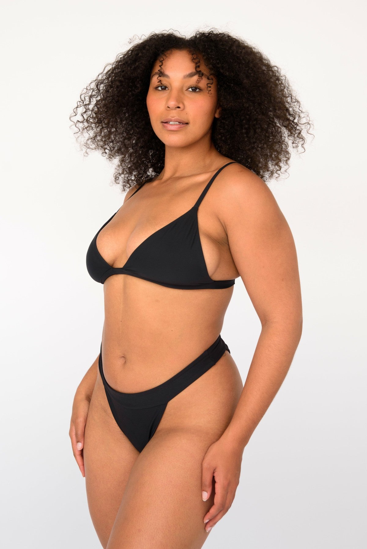 Skatie Kourtney Bikini Top in Black - Swim
