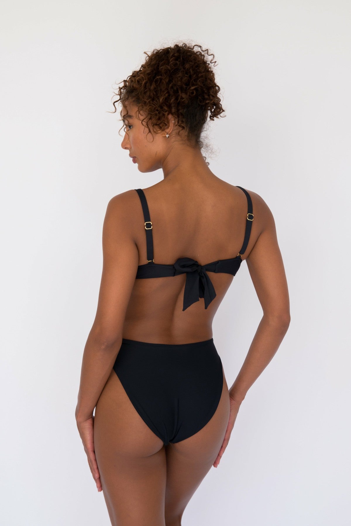 Skatie Lola Bikini Top in Black - Swim