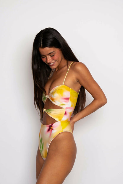 Skatie Lisa One Piece in Plumeria - Swim
