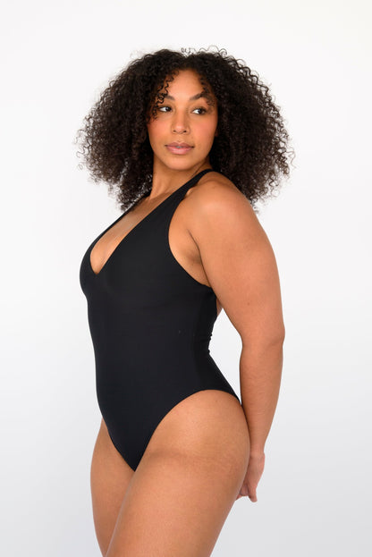 Skatie The Zoey One Piece Bathing Suit in Black - Swim