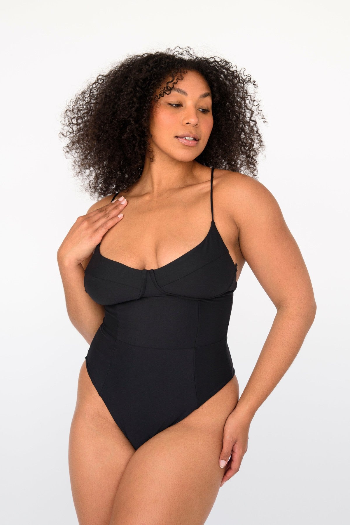 Skatie The Rachel One Piece Bathing Suit in Black - Swim
