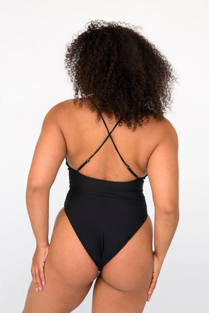 Skatie The Resa One Piece Bathing Suit in Black - Swim