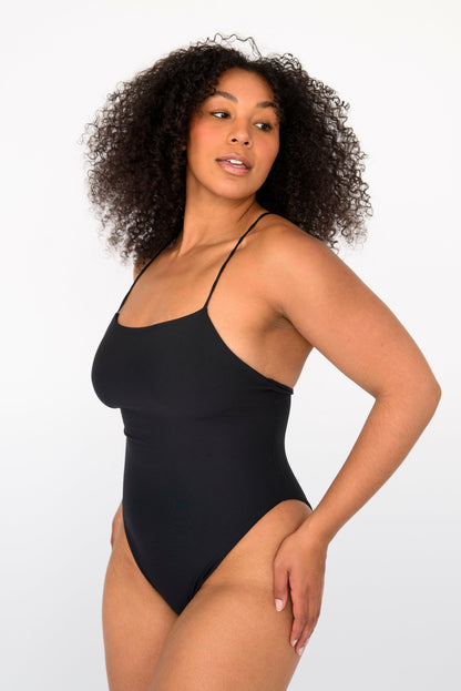 Skatie The Resa One Piece Bathing Suit in Black - Swim