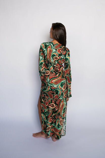 Skatie Indie Dress Cupro Jacquard in Valencia - Swim|Clothing