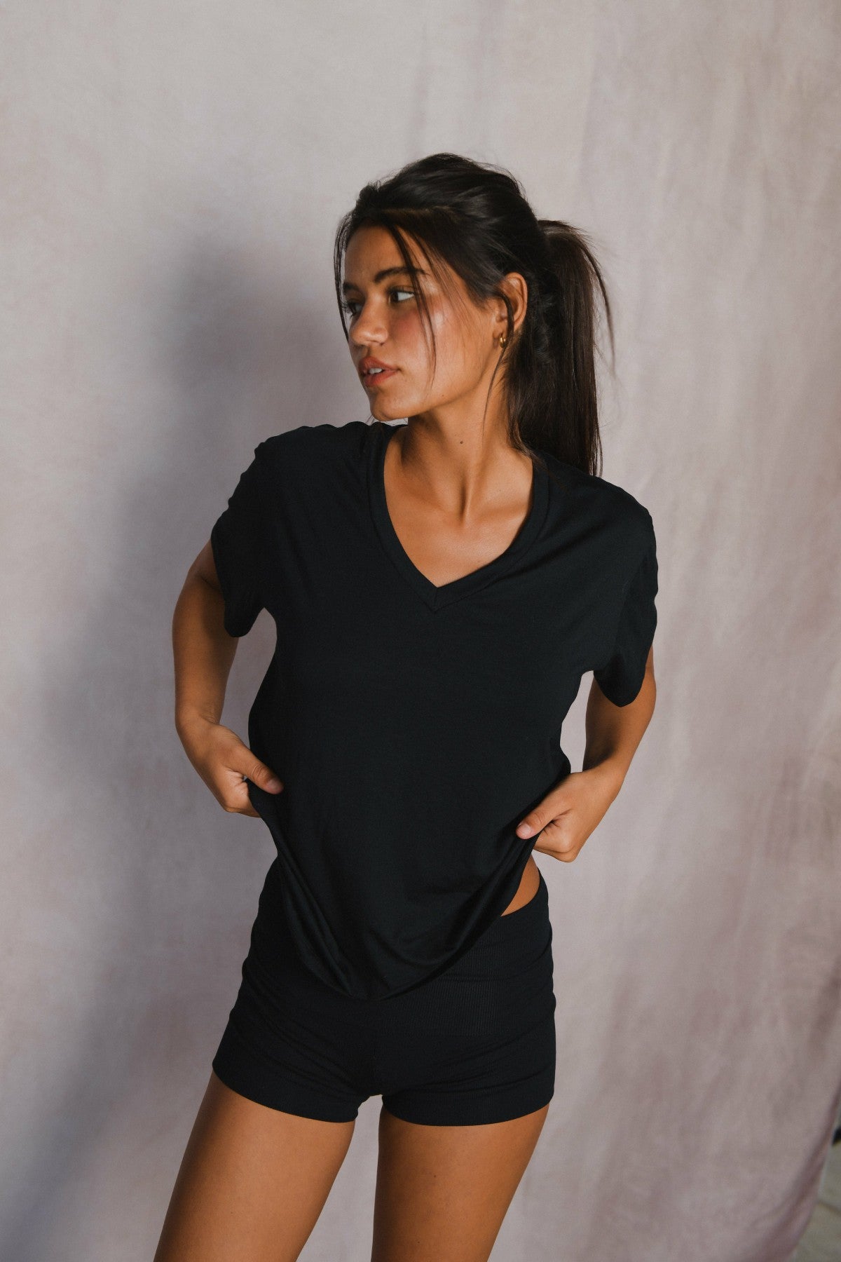 Skatie Hubby Tee Jersey in Black - Clothing