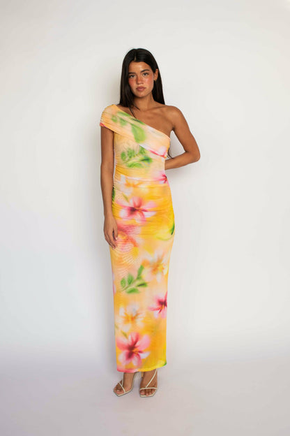 Skatie Caroline Maxi Dress in Plumeria - Clothing