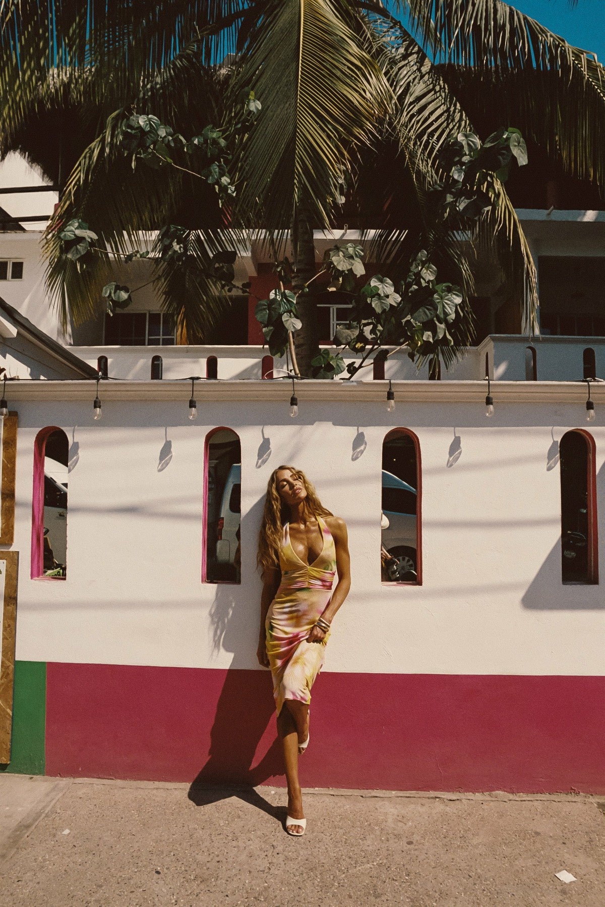 Skatie Alicia Midi Dress in Plumeria - Clothing