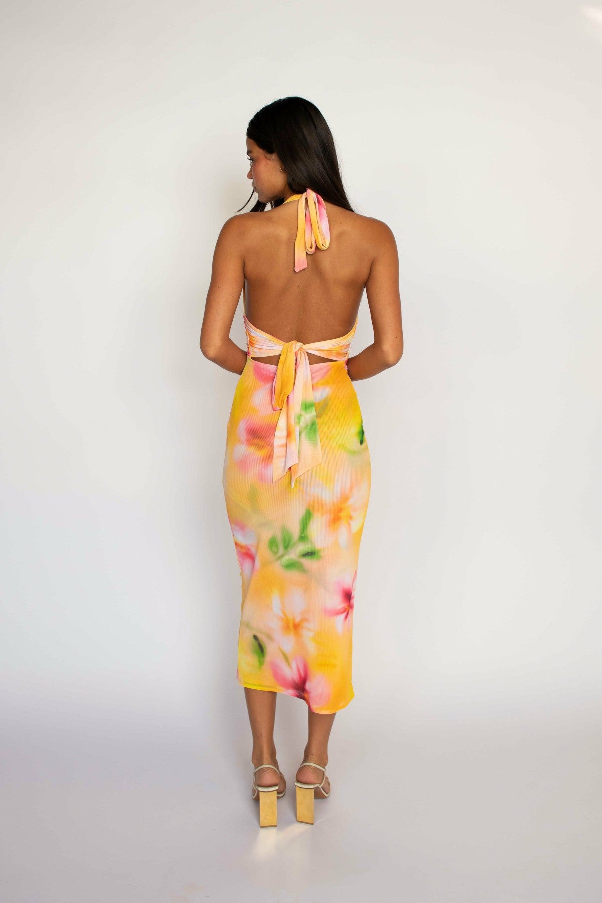 Skatie Alicia Midi Dress in Plumeria - Clothing