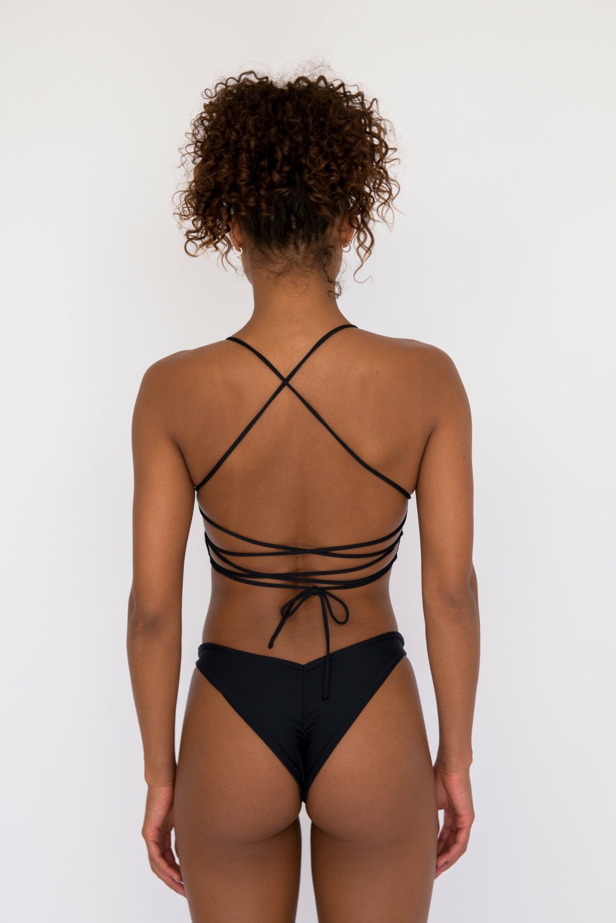 Skatie Parker Bikini Bottom in Black - Swim