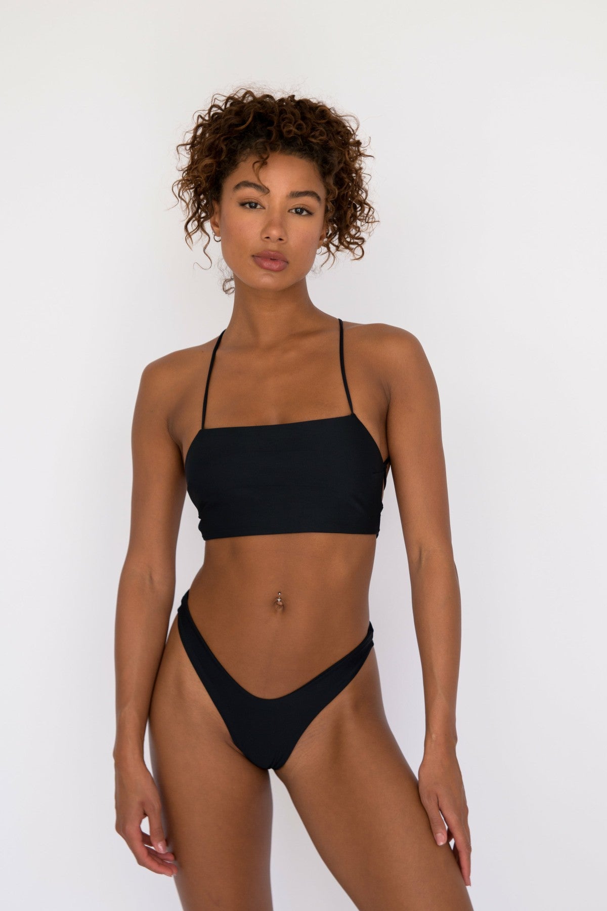 Skatie Parker Bikini Bottom in Black - Swim