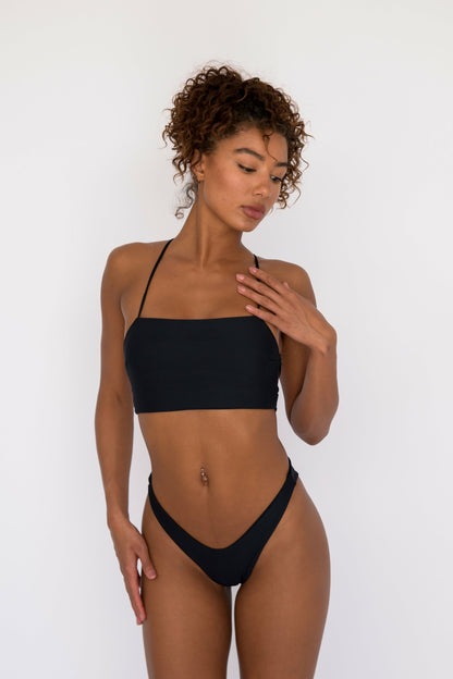 Skatie Parker Bikini Bottom in Black - Swim