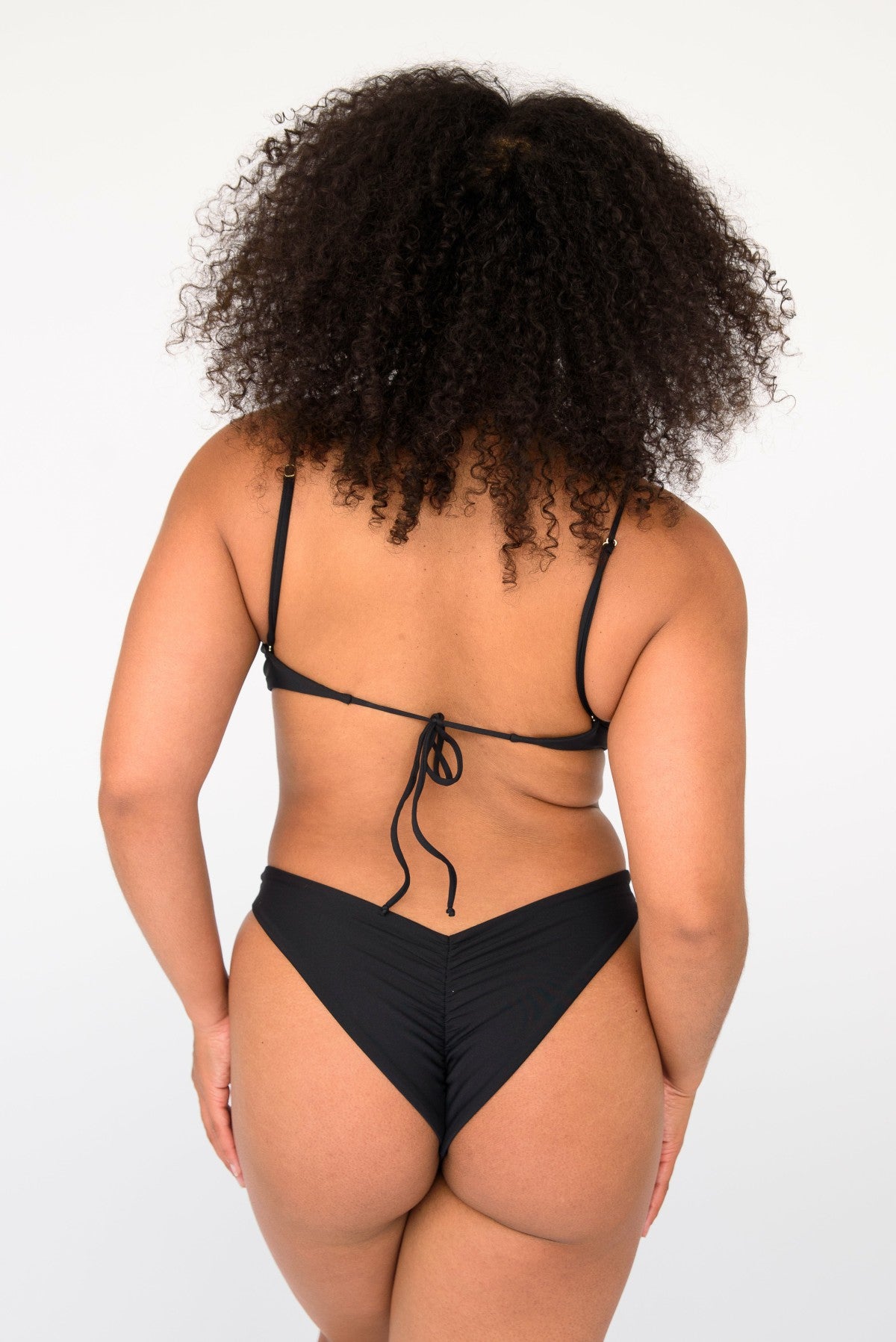 Skatie Parker Bikini Bottom in Black - Swim
