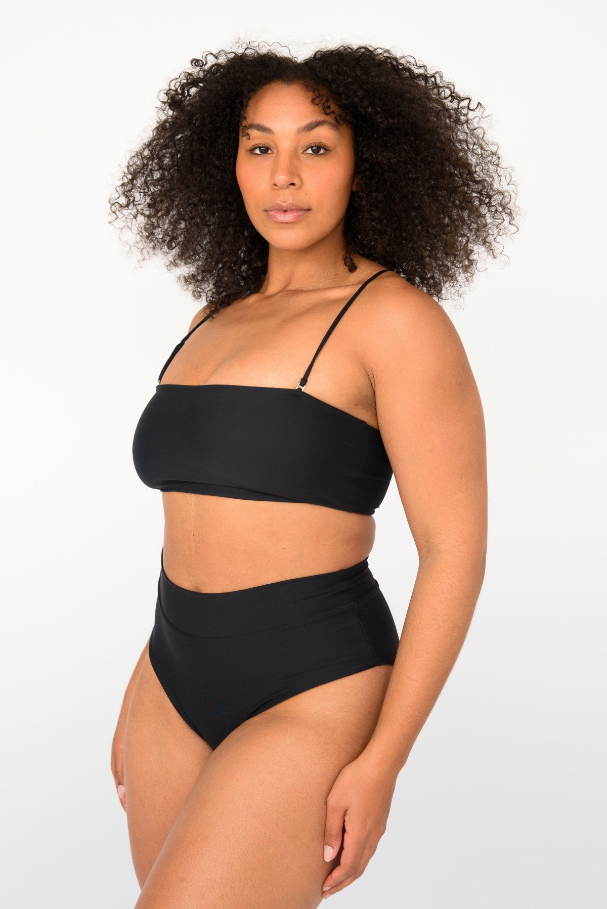 Skatie Scarlette Bikini Bottom in Black - Swim