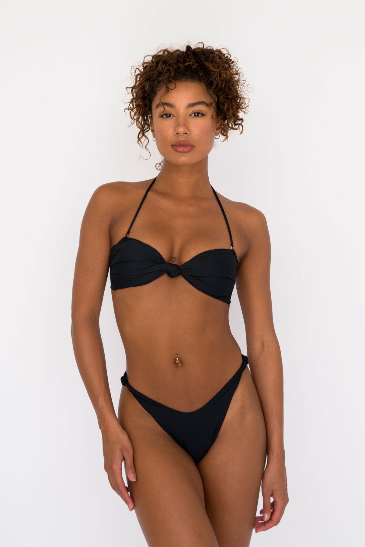 Skatie Lyndi Bikini Top in Black - Swim