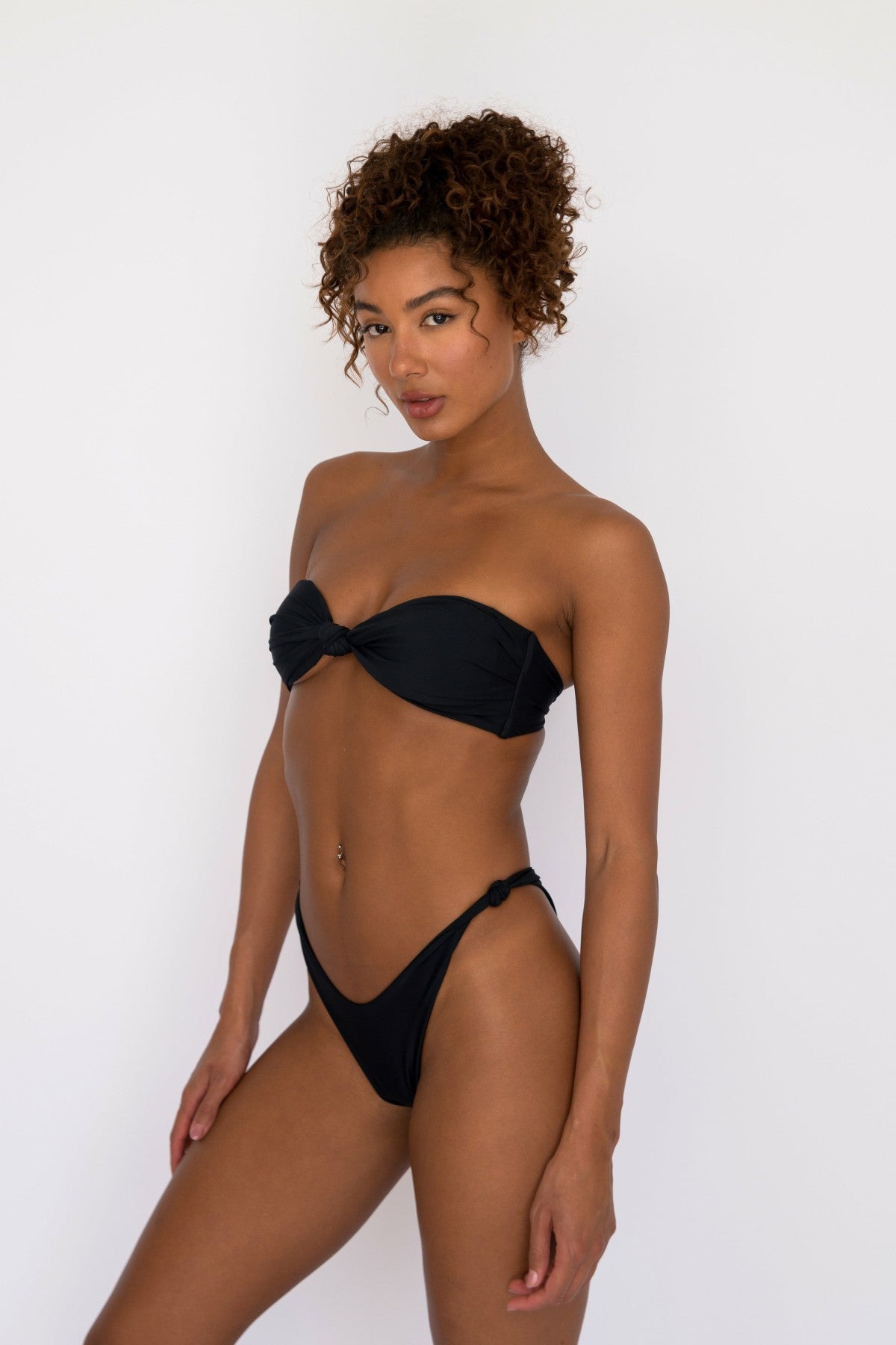 Skatie Lyndi Bikini Top in Black - Swim