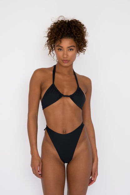 Skatie Darby Bikini Top in Black - Swim