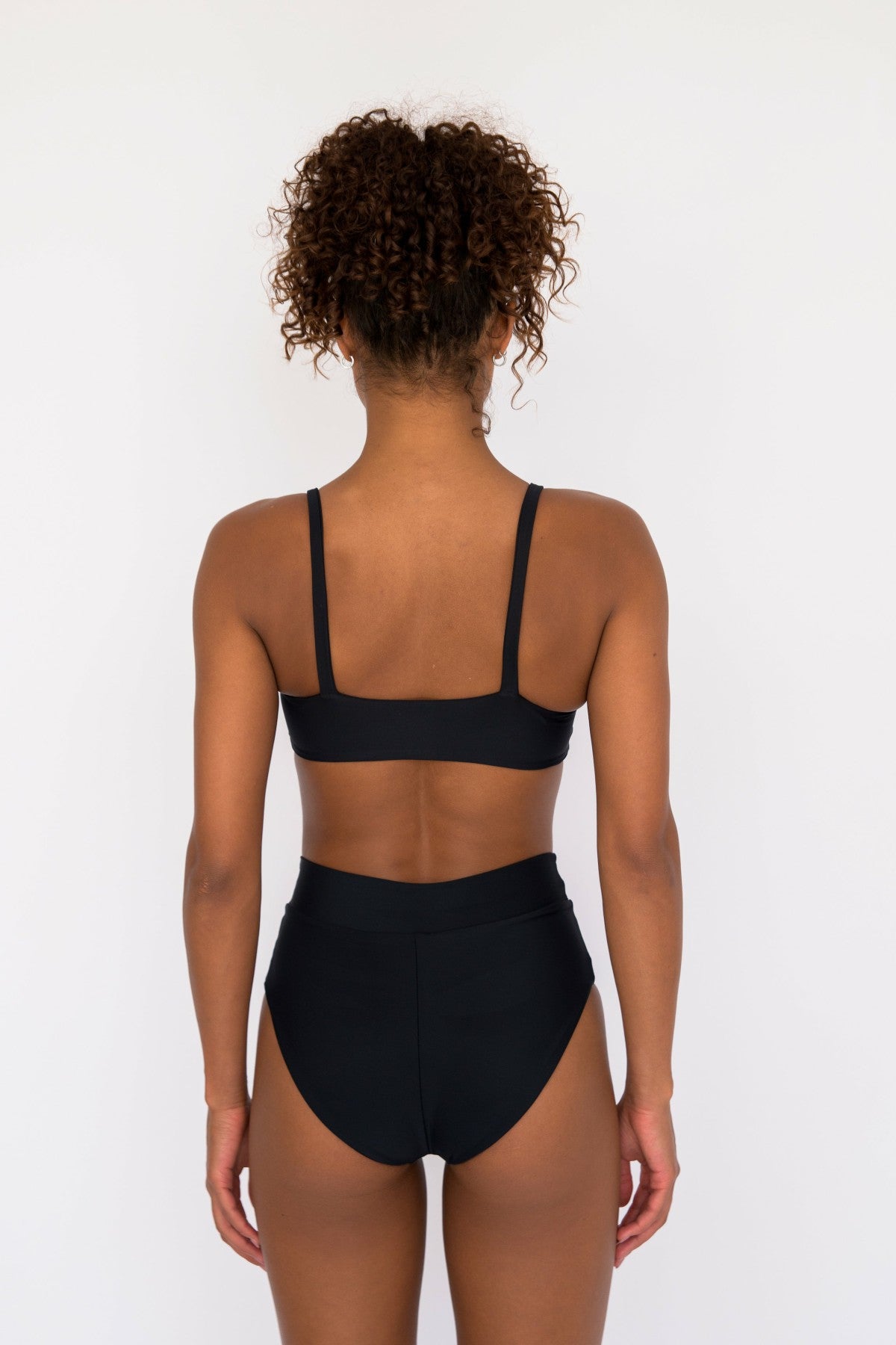 Skatie Mya Bikini Top in Black - Swim