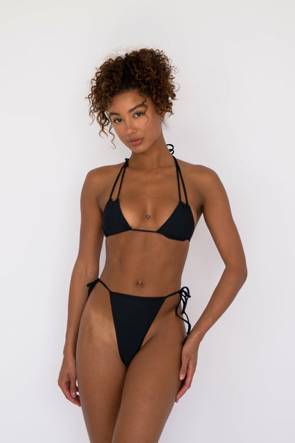 Skatie Alice Top in Black - Swim
