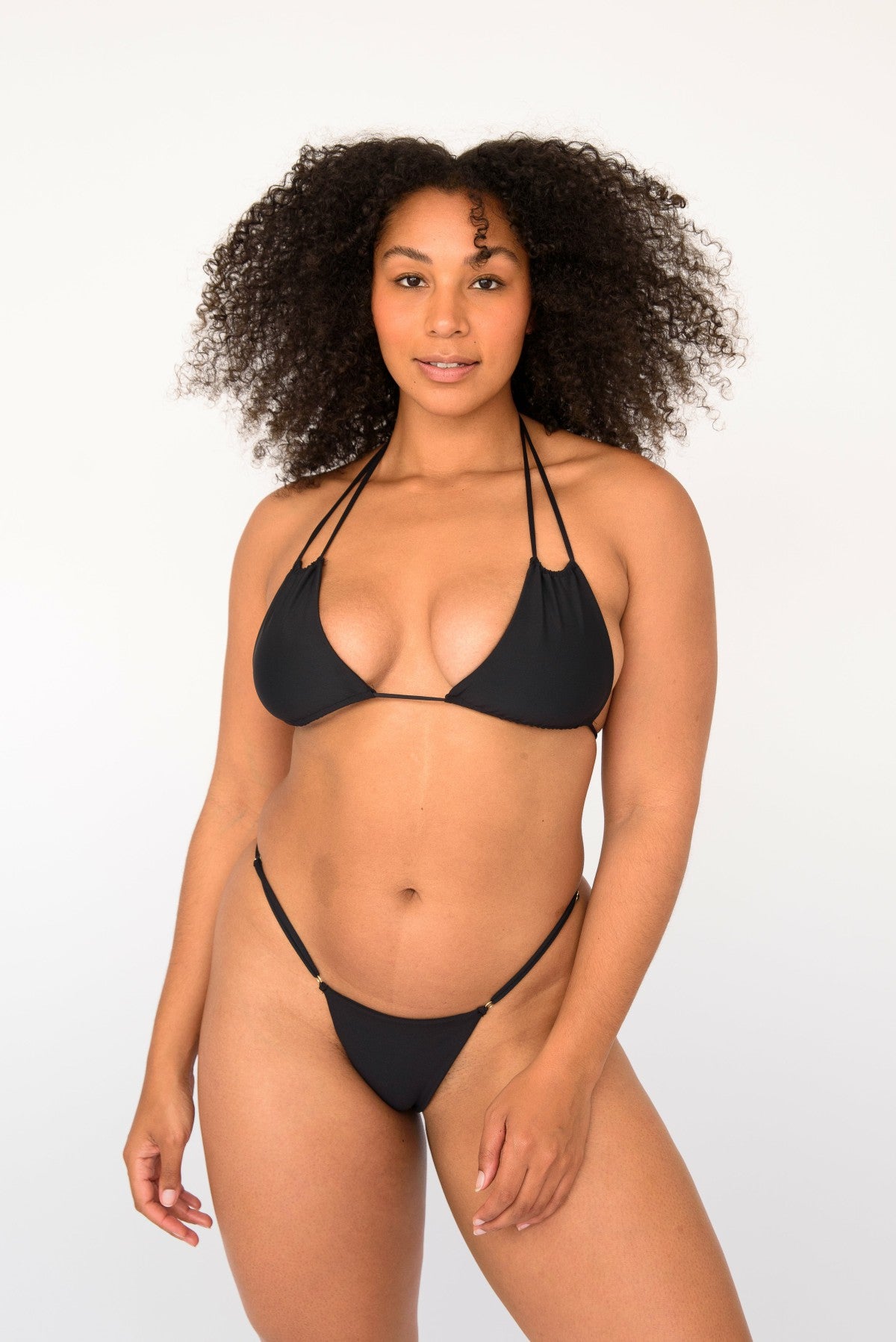 Skatie Alice Top in Black - Swim