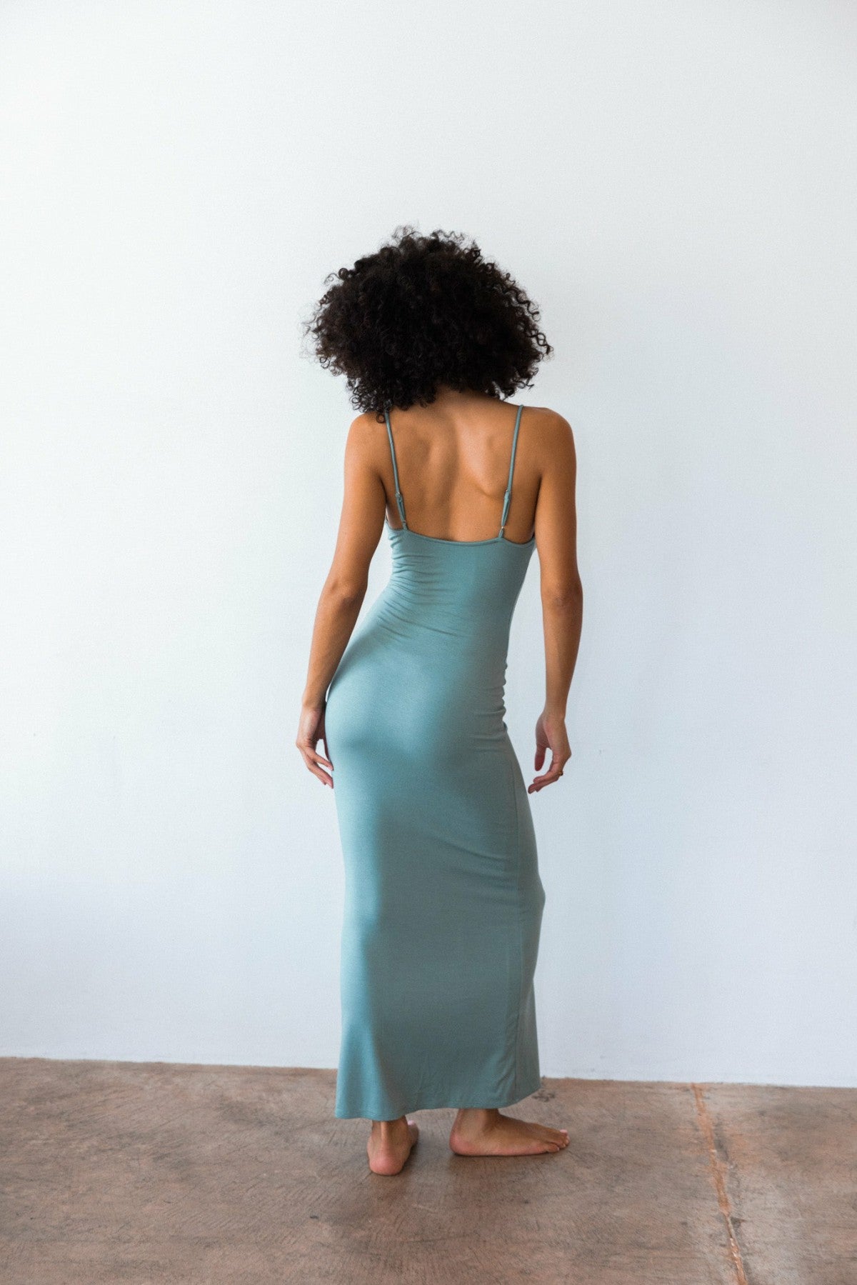 Skatie Samantha Maxi Dress Jersey in Sage - Clothing