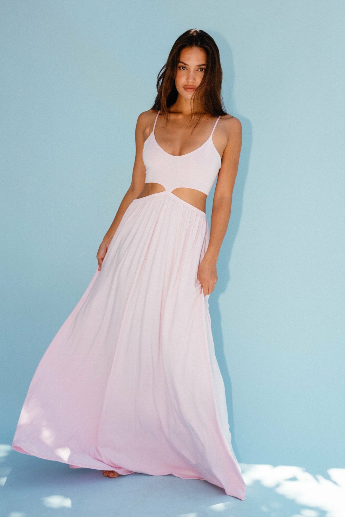 Skatie Liza Dress Jersey in Bubblegum - Clothing