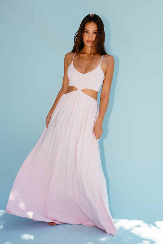 Skatie Liza Dress Jersey in Bubblegum - Clothing