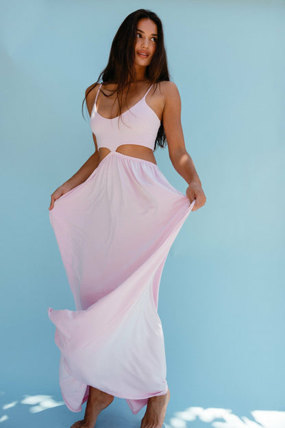 Skatie Liza Dress Jersey in Bubblegum - Clothing