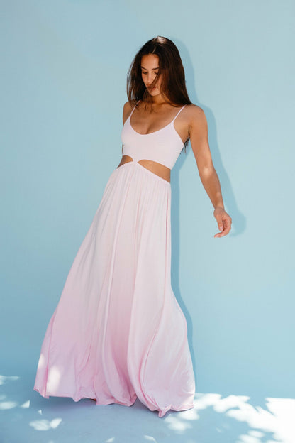 Skatie Liza Dress Jersey in Bubblegum - Clothing