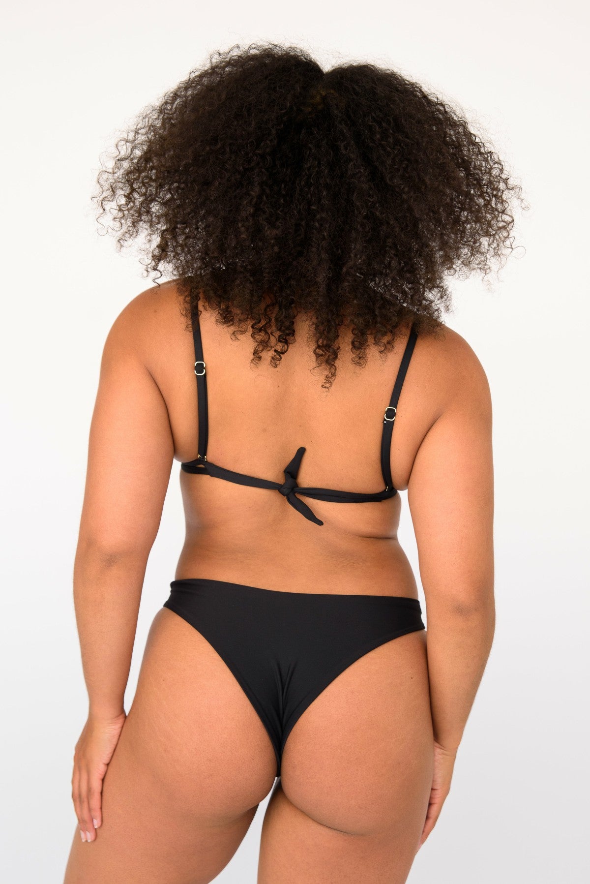 Skatie Dylan Bikini Bottom in Black - Swim