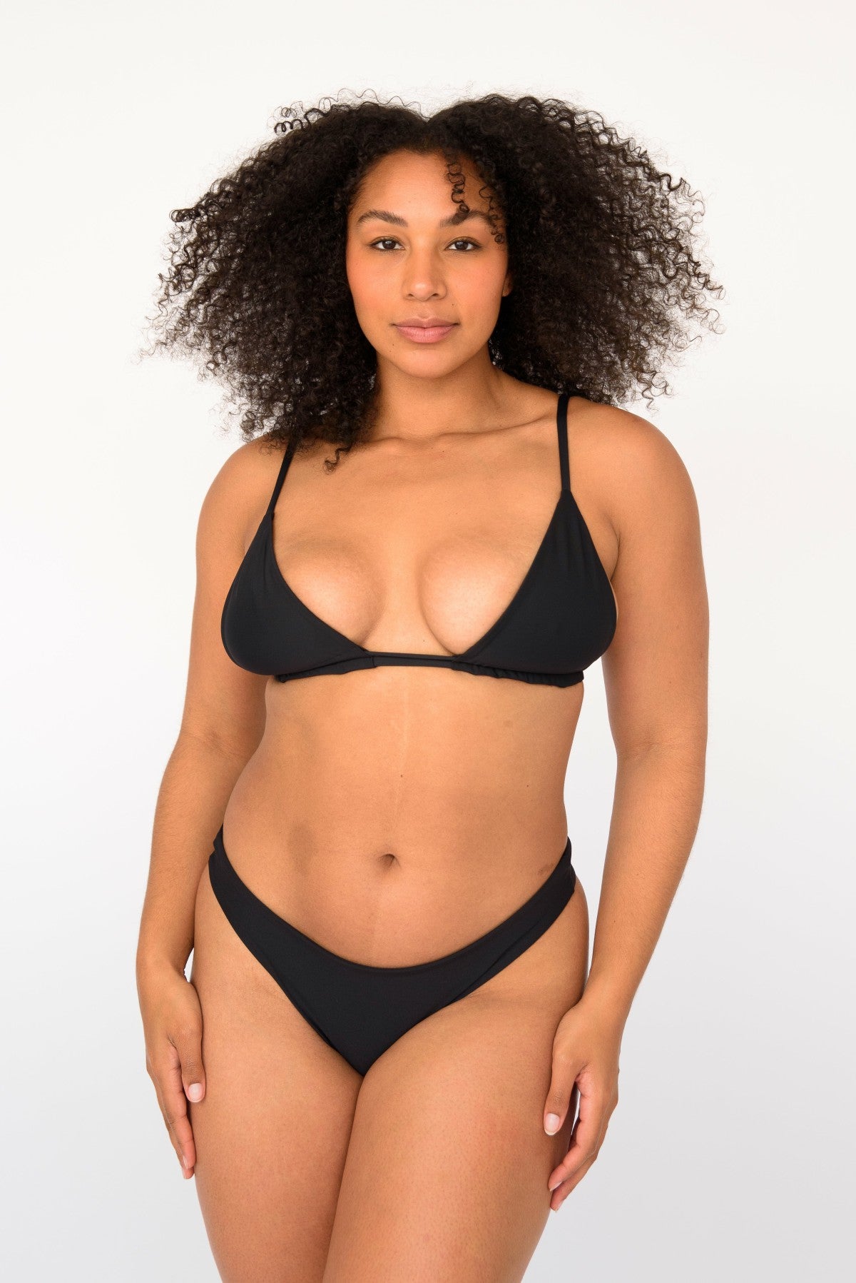 Skatie Dylan Bikini Bottom in Black - Swim