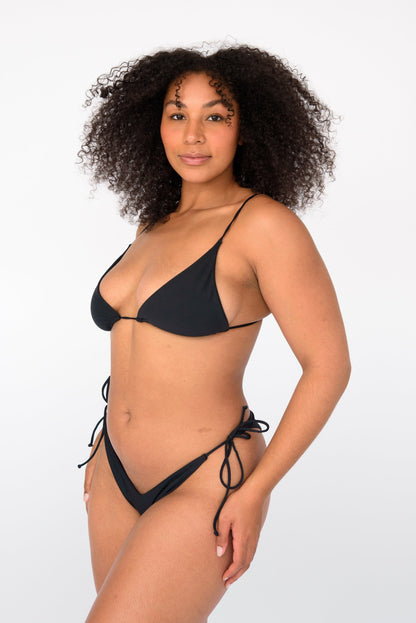 Skatie Ella Bikini Top in Black - Swim
