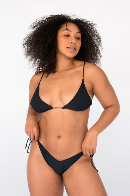 Skatie Ella Bikini Top in Black - Swim