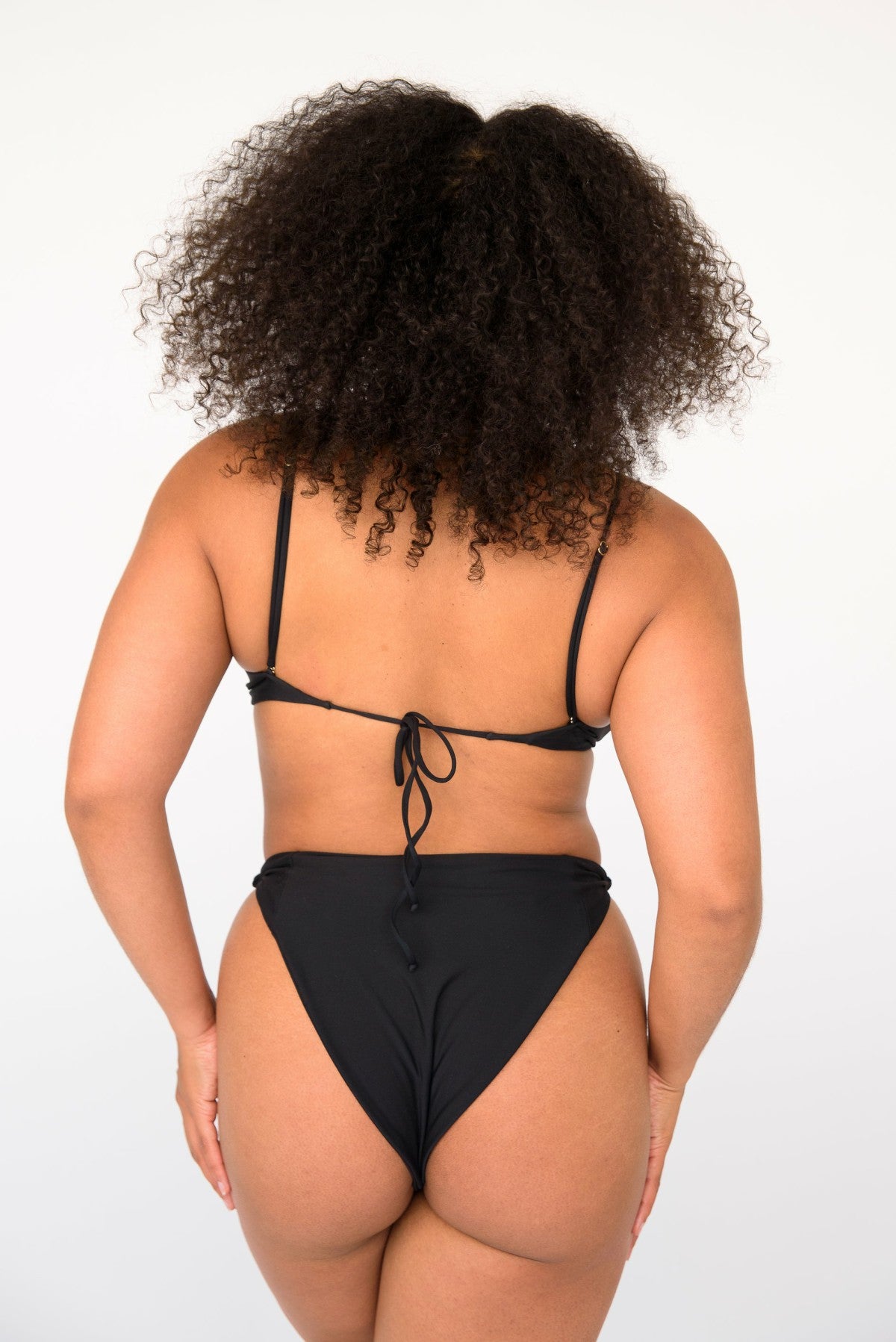 Skatie Sarah Bikini Top in Black - Swim