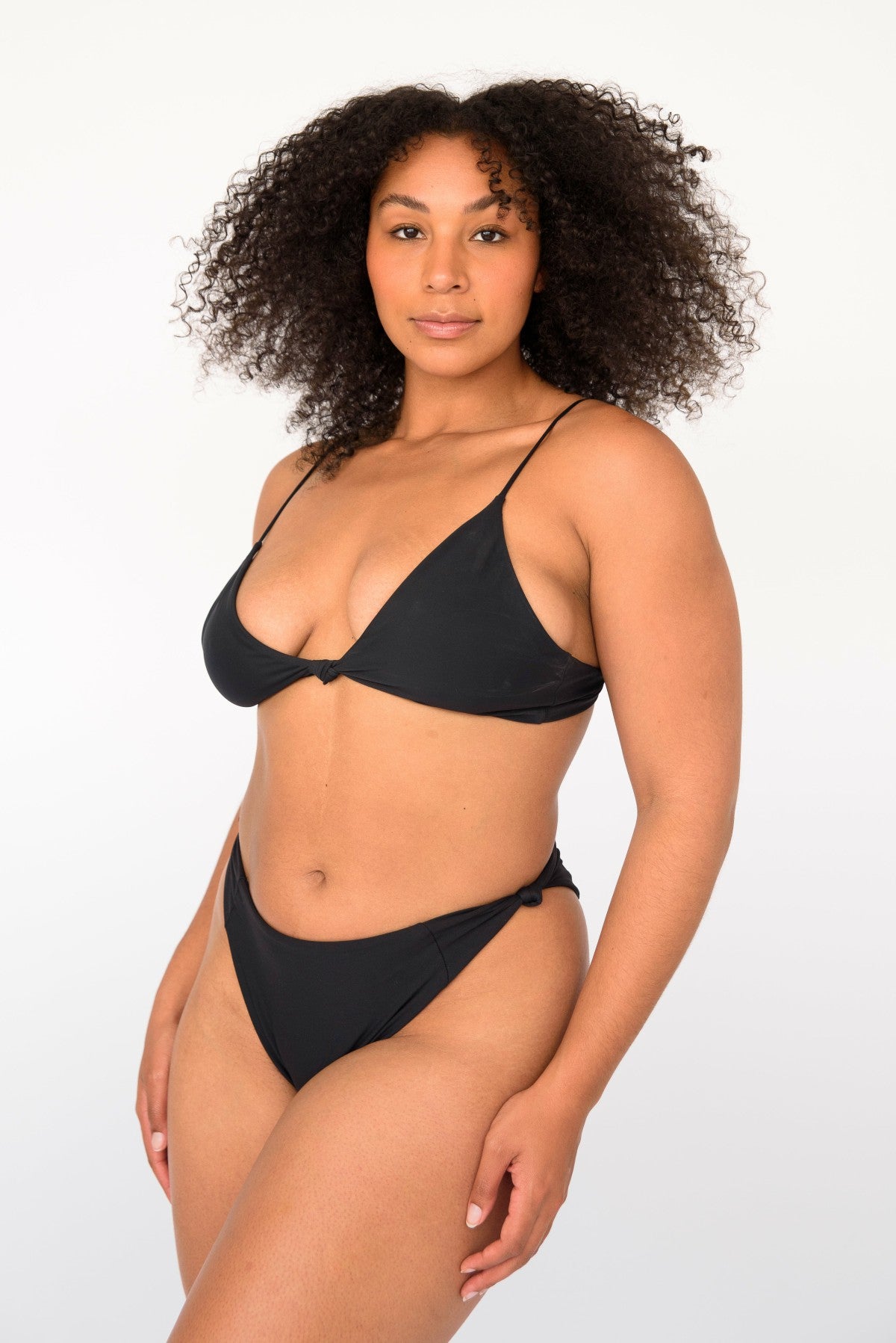 Skatie Sarah Bikini Top in Black - Swim