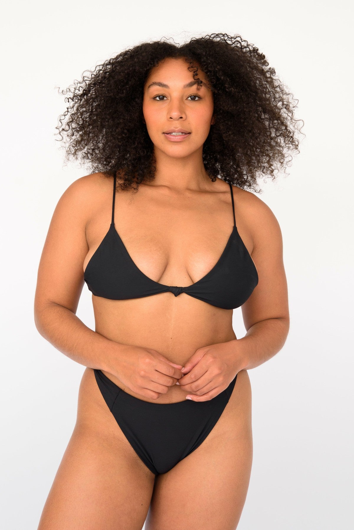 Skatie Sarah Bikini Top in Black - Swim
