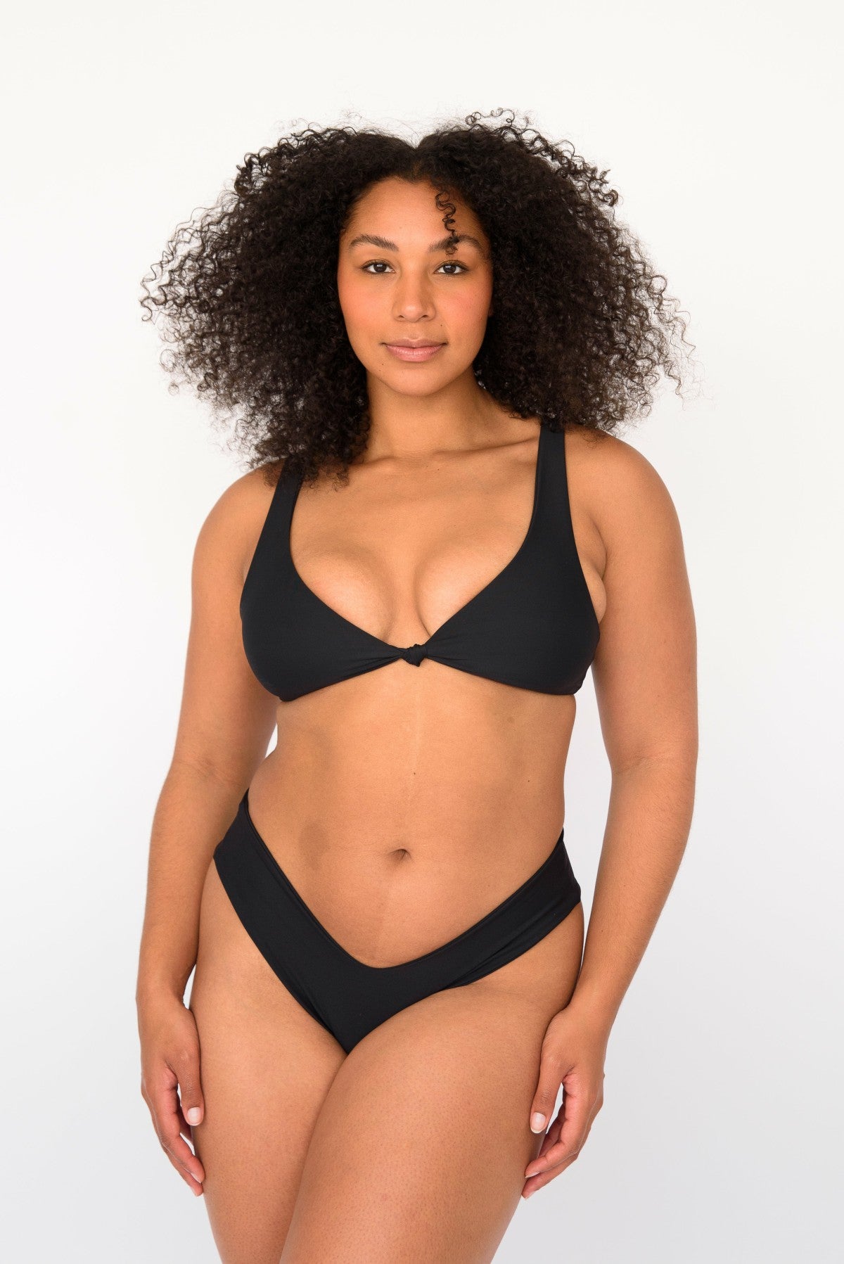Skatie Penny Bikini Top in Black - Swim