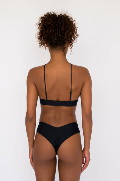 Skatie Jasmine Bikini Top in Black - Swim