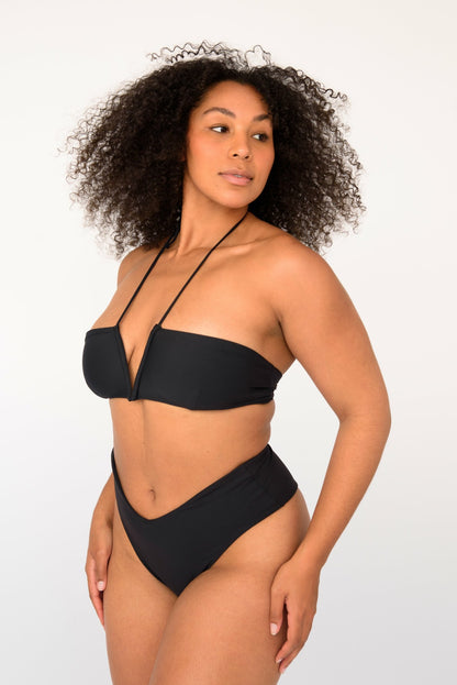 Skatie Melly Bikini Bottom in Black - Swim