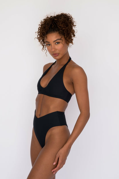 Skatie Melly Bikini Bottom in Black - Swim