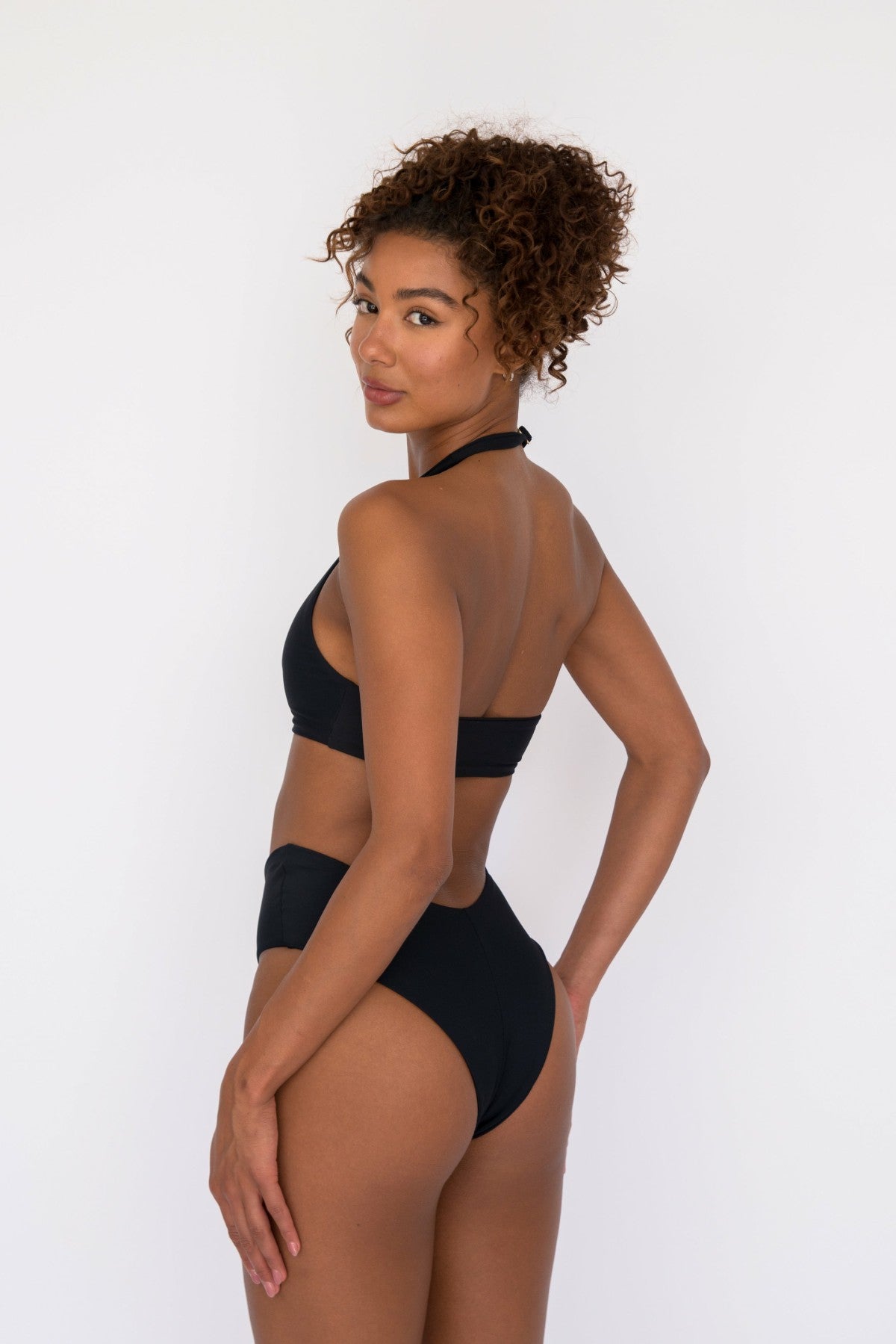 Skatie Melly Bikini Bottom in Black - Swim