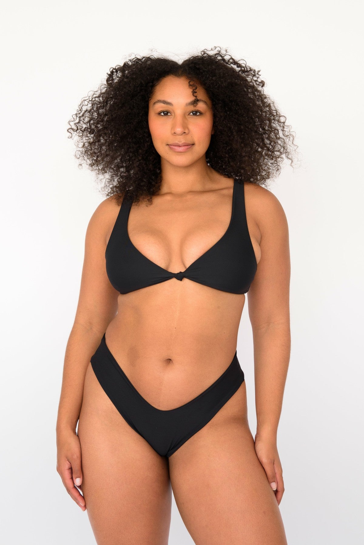 Skatie Mandi Bikini Bottom in Black - Swim